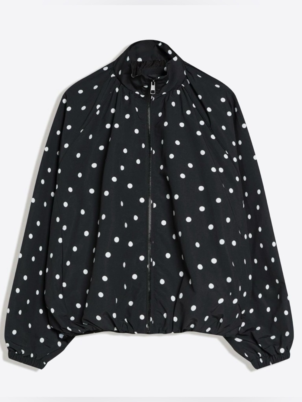 BERSHKA OVERSIZE POLKA DOT JACKET M-L